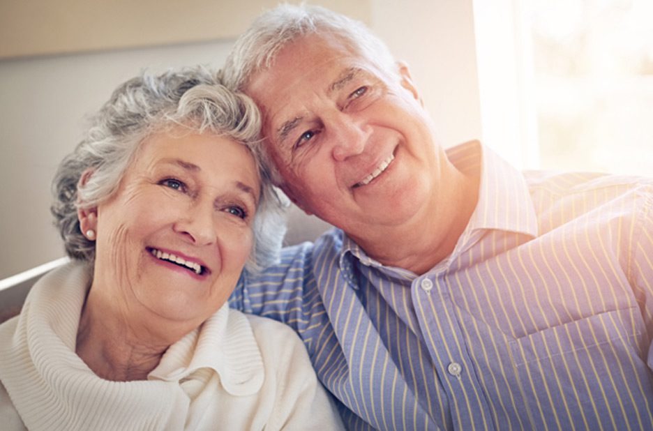 Senior-couple-happy-at-facility-offering-memory-care-in-The-Valley